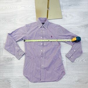 Ralph Lauren Purple Checkered Men's Shirt JU0007